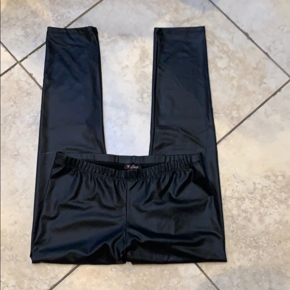 Guess leather leggings